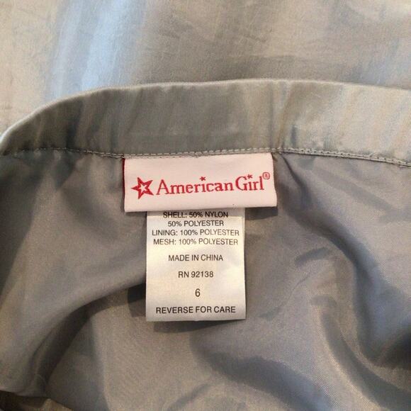 AMERICAN GIRL Taffeta Party Skirt Rosette Trimmed size 6 - Picture 5 of 5